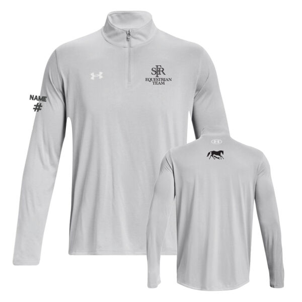 UA Men's SFR Equestrian Team Front & Back Printed Quarter Zip Thumbnail