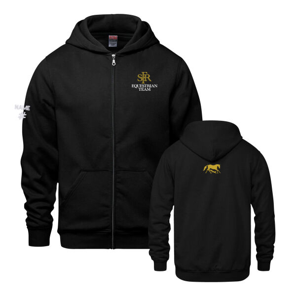 Surfer Youth SFR Equestrian Team Front & Back Printed Full Zip Thumbnail