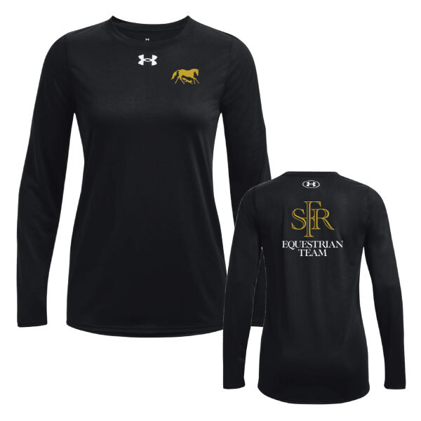 UA Women's Icon Equestrian Team Front & Back Printed Long Sleeve Thumbnail