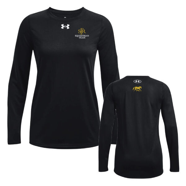 UA Women's SFR Equestrian Team Front & Back Printed Long Sleeve Thumbnail