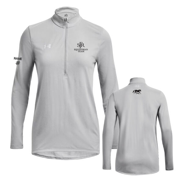UA Women's SFR Equestrian Team Front & Back Printed Quarter Zip Thumbnail