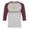 ATC0822 - EUROSPUN RING SPUN BASEBALL TEE Thumbnail