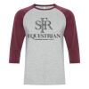 ATC0822 - EUROSPUN RING SPUN BASEBALL TEE Thumbnail