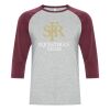 ATC0822 - EUROSPUN RING SPUN BASEBALL TEE Thumbnail