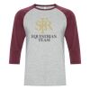 ATC0822 - EUROSPUN RING SPUN BASEBALL TEE Thumbnail