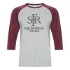 ATC0822 - EUROSPUN RING SPUN BASEBALL TEE Thumbnail