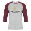 ATC0822 - EUROSPUN RING SPUN BASEBALL TEE Thumbnail