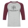 ATC0822 - EUROSPUN RING SPUN BASEBALL TEE Thumbnail